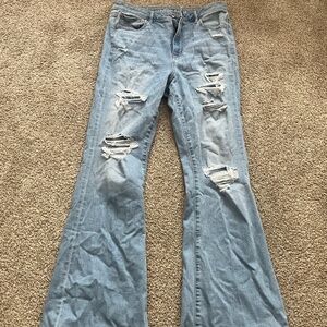 American Eagle Super High Rise Flare
